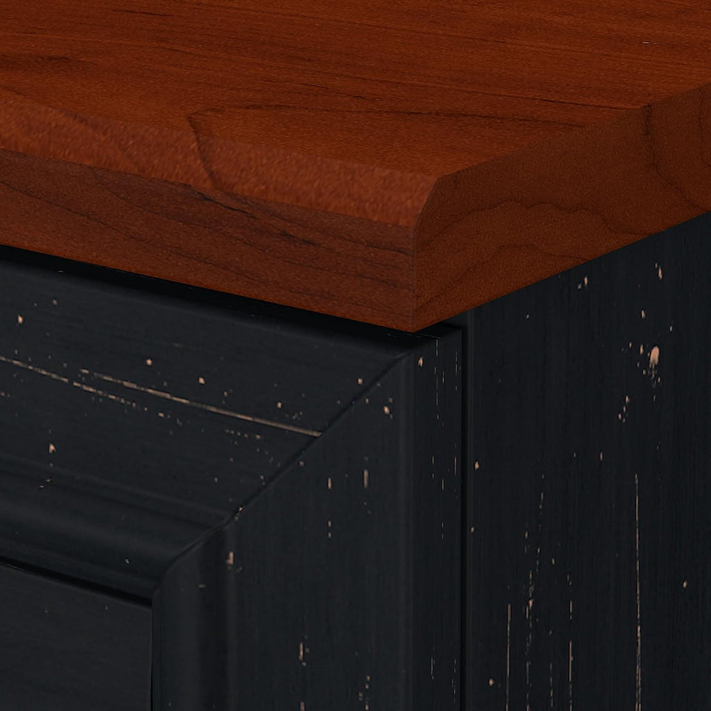 Bush Furniture Accent Cabinet with Doors and Shelves | Fairview Collection Modern Sideboard Buffet for Home Office | 32Wx13Lx31H