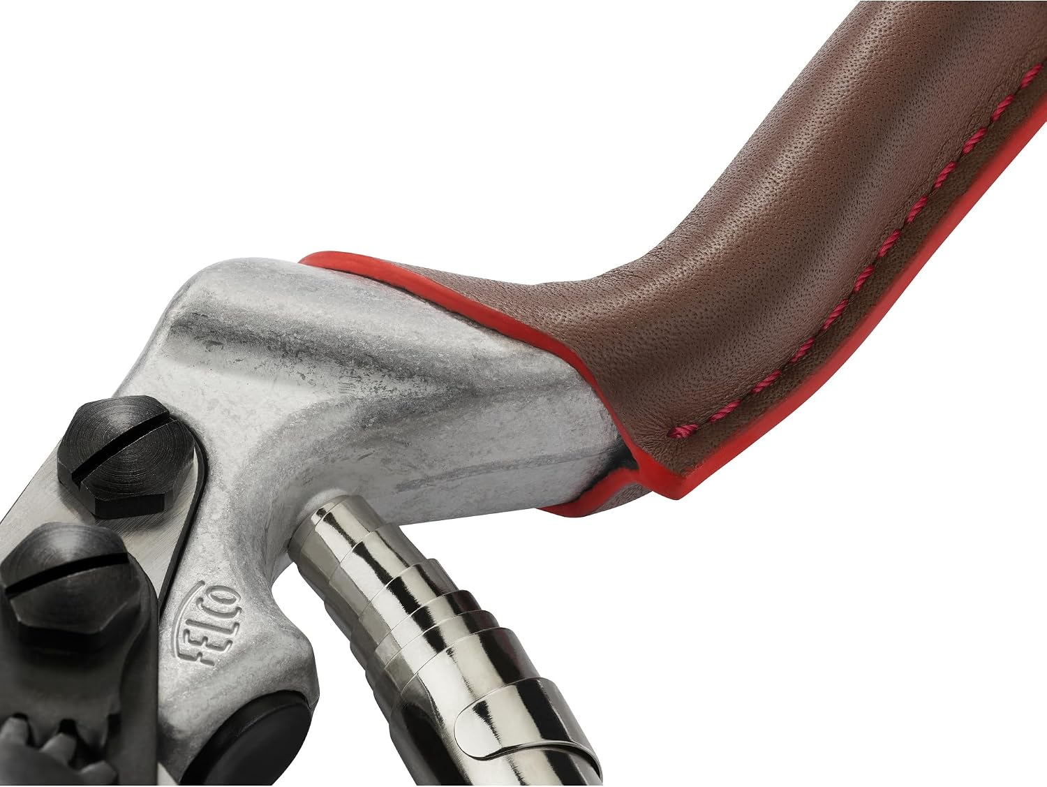 FELCO 8 ELITE Pruning Shears – 8.3' Swiss-Made Garden Clippers with Leather-Wrapped Handle for Large Right Hand | Hand Pruners for Gardening | Garden Tool Cutter with Bypass Blade, Carbon Steel