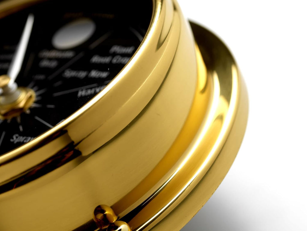 Prestige Brass Moon Gardening Clock - Lunar Harmony Guide with Moon Clocks -Essential Gardening Tool for Biodynamic & Organic Gardening - Get The Best Results and Transform Your Garden