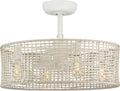 Progress Lighting P250068-151-WB LED Ceiling Fan from Belva Collection 25.25 inches