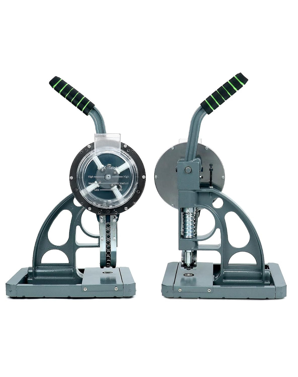 QWORK Semi-Automatic Grommet Machine, Heavy Duty Hand Press Eyelet Grommet Machine, Puncher Eyelet Feeding Tool, with 5000PCS 3/8'(10MM) Grommet for Banner, Awning, Poster