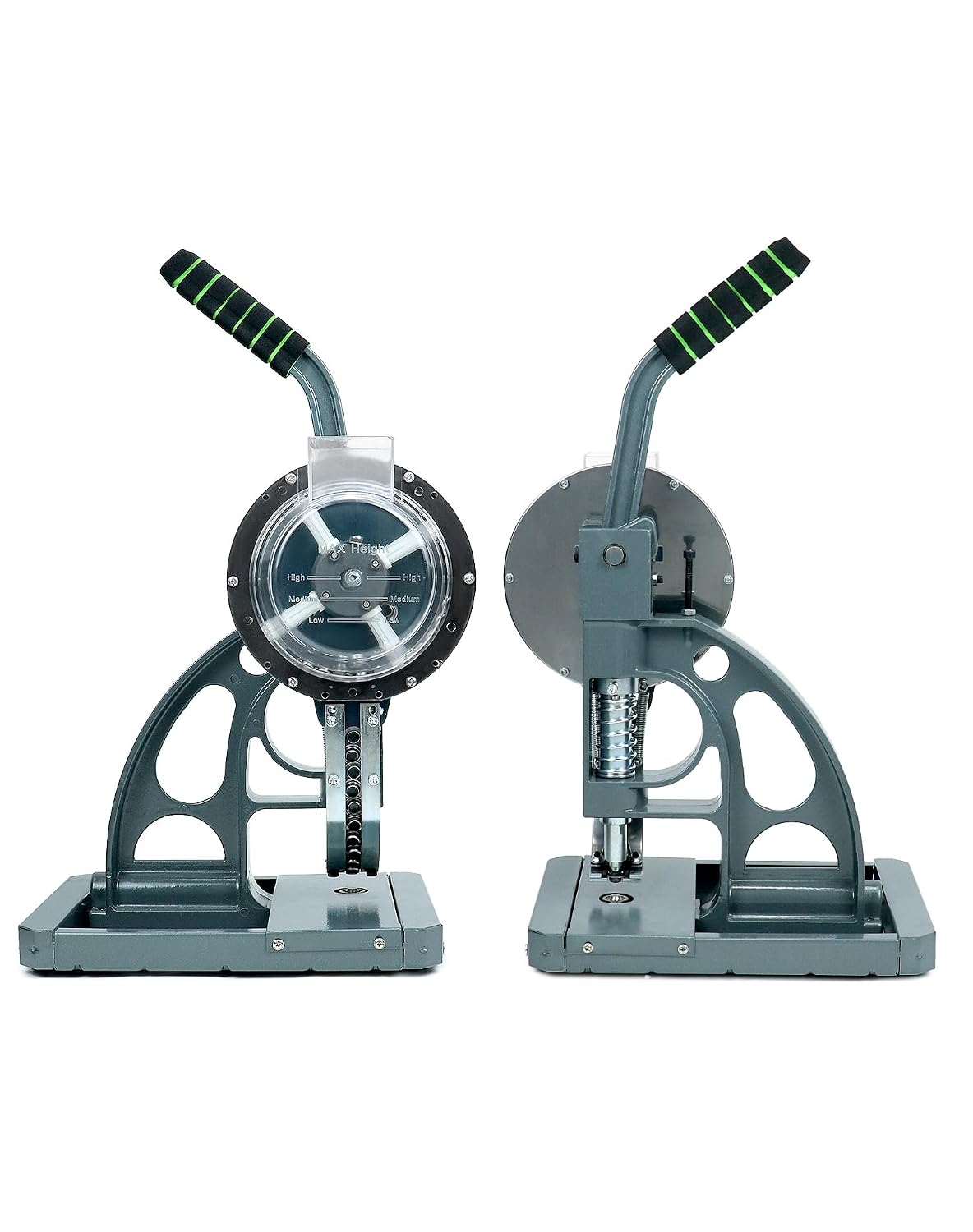QWORK Semi-Automatic Grommet Machine, Heavy Duty Hand Press Eyelet Grommet Machine, Puncher Eyelet Feeding Tool, with 5000PCS 3/8'(10MM) Grommet for Banner, Awning, Poster