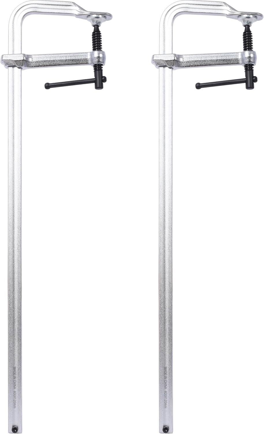Wood Workbench - Wooden Workbench for Garage Workshop and Home, with Bar Clamps Set 24 inch x 4-3/4 inch Throat,Pack of 2
