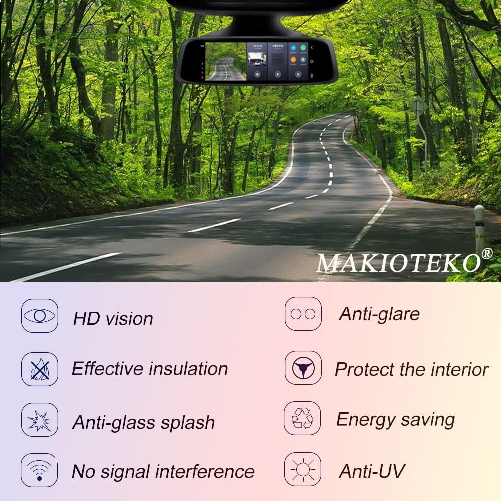 Window Tint Film for Cars, 80% VLT Nano Ceramic Window Tint Car Heat & UV Block Resistant Windshield Tint Blackout Window Tint Film for Car Shade,60in x 33ft(Customized Size)