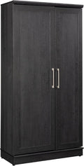 Sauder HomePlus Storage Cabinet, Raven Oak Finish