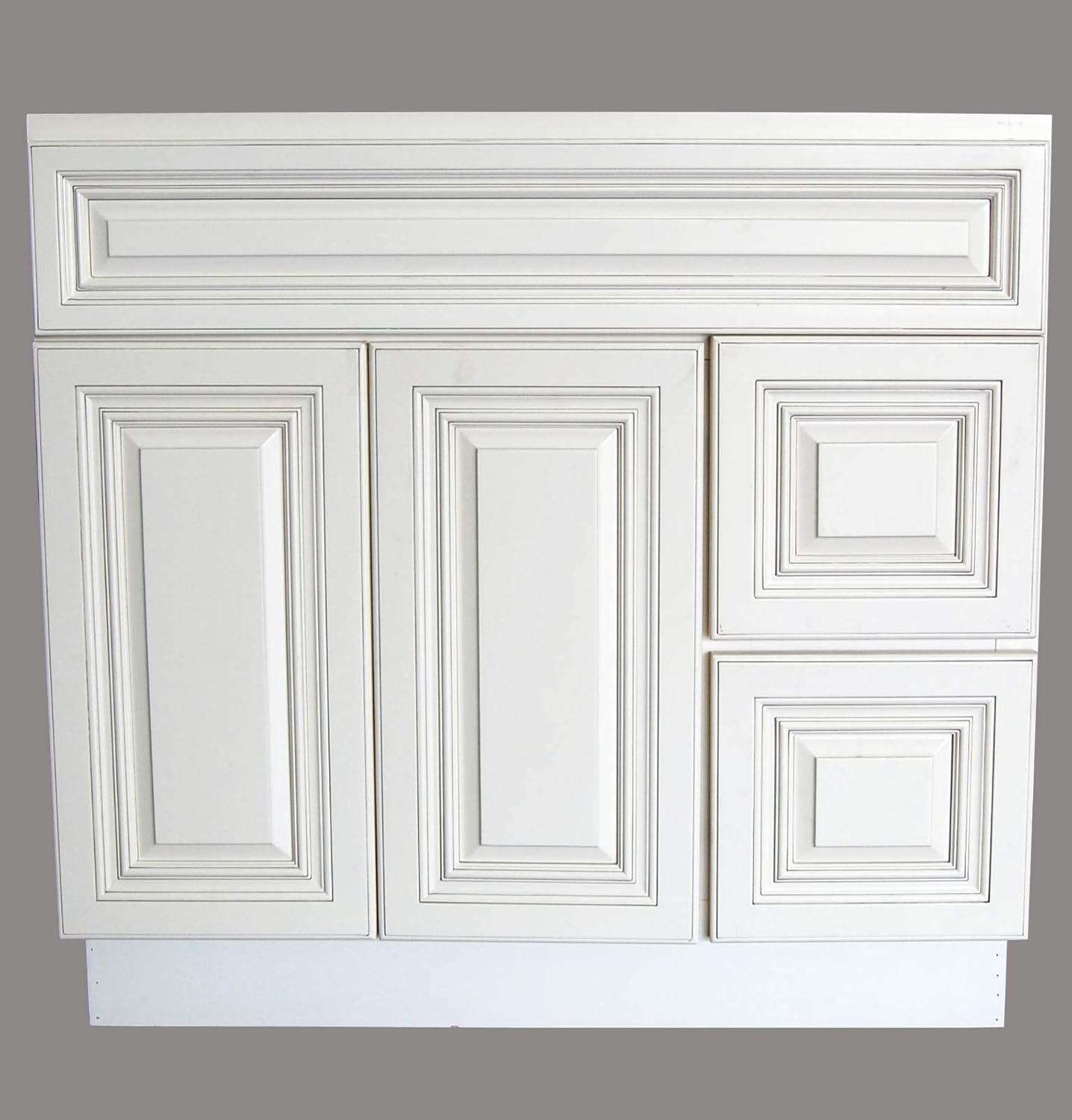 New Antique White Single sink Bathroom Vanity Base Cabinet 36' Wide x 21' Deep AW -V3621D