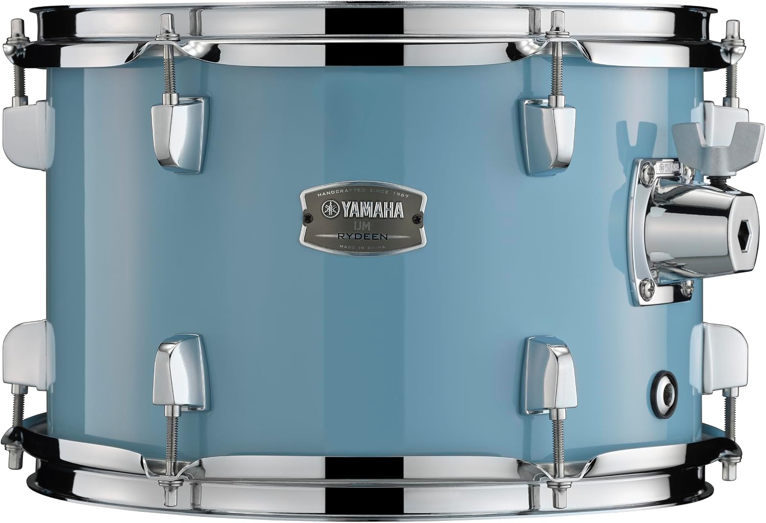 Yamaha Rydeen 5-Piece Drum Set With 22' Bass Drum, Floor Tom, 2 Toms With Ball Clamp And Wood Snare Drum, Gloss Pale Blue