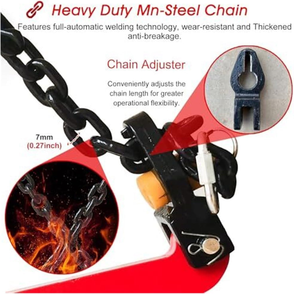 Granite Slab Lifting Clamp Heavy Duty Stone Scissor Lifter Clamp for Marble, Concrete Blocks, Slate Sheets(36in)