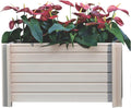 New Age Garden ECOFLEX 30' Outdoor Planter Box, Moisture Resistant Composite Garden Container for Flowers & Herbs, Weather Resistant, Easy Assembly