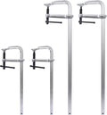 Bar Clamps Set, Drop Forged Steel Bar Clamps, Steel F Clamps for Welding, Woodworking, Metal working, DIY and Crafts, 2 pcs 12 inch x 3inch+ 2pcs 24inchx4-3/4',4pcs pack