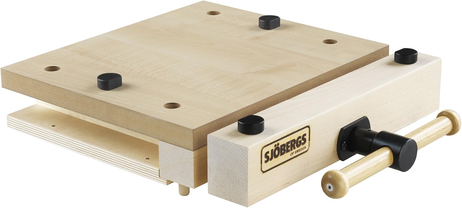 Sjobergs SJO-33274 Woodworking Portable Smart Vise with Superior Clamping Power Wherever You Need It