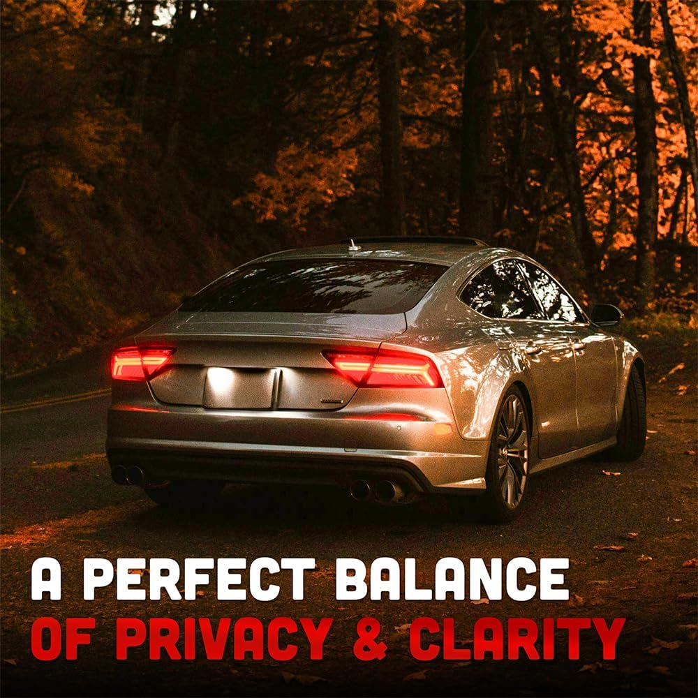 United Nano Carbon 2Ply Window Tint Film - 40' x100', 3% VLT Scratch Resistant, High Clarity, 99% UV Block – Privacy & Interior Protection Film for Car, Truck, SUV, Home – Heat & Glare Control