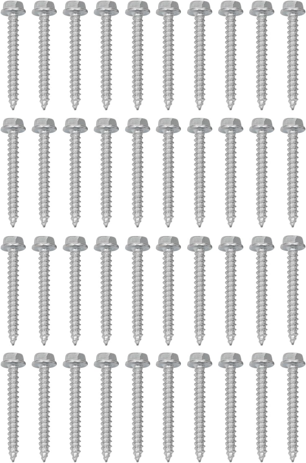 Galvanized Commercial Roof Anchor, 24-inch 5000lbs Breaking Strength, Fall Protection Anchor with 8+40 Holes for Indoor/Outdoor Use on Metal/Wood/Concrete (24inch with Screw)