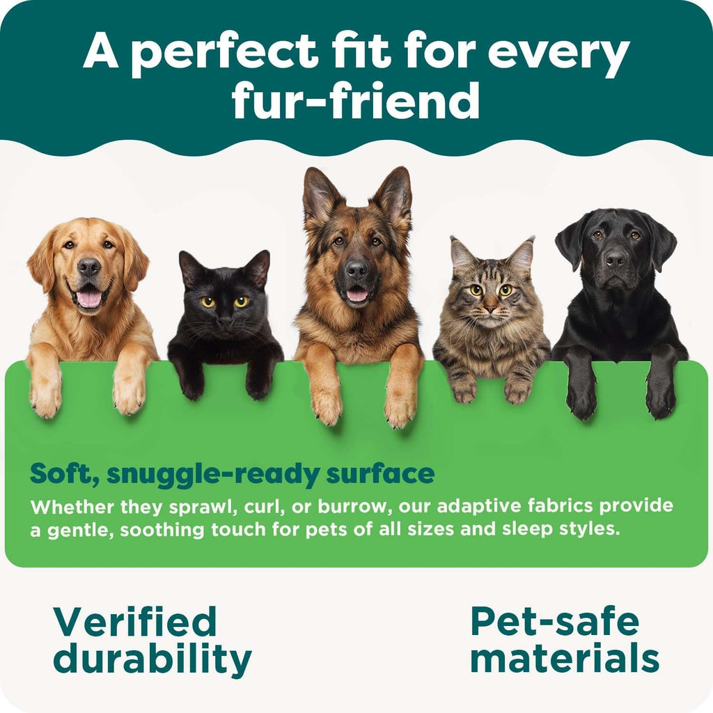 FurHaven Orthopedic Dog Bed for Large Dogs, Luxe Lounger Contour Mattress with Solid Orthopedic Foam Slab for Joint Support, Removable Washable Cover, Giant XXXL, Plush Suede, Gray