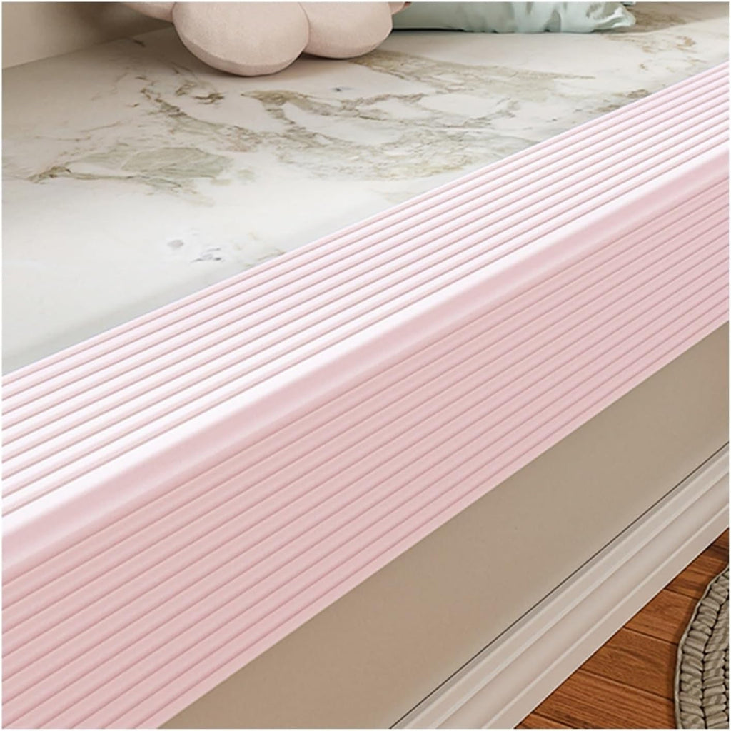 Self-Adhesive Foam Safety Strips, 20cm Wide Anti-Collision Wall Padding for Furniture, Tables, Chairs & Cabinets, Corner Protectors (Pink, 4M Length)