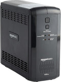 Amazon Basics UPS Battery Backup & Surge Protector, 1000VA/550W, 9 Outlets, Line Interactive Uninterruptible Power Supply with AVR Sinewave Technology, Black