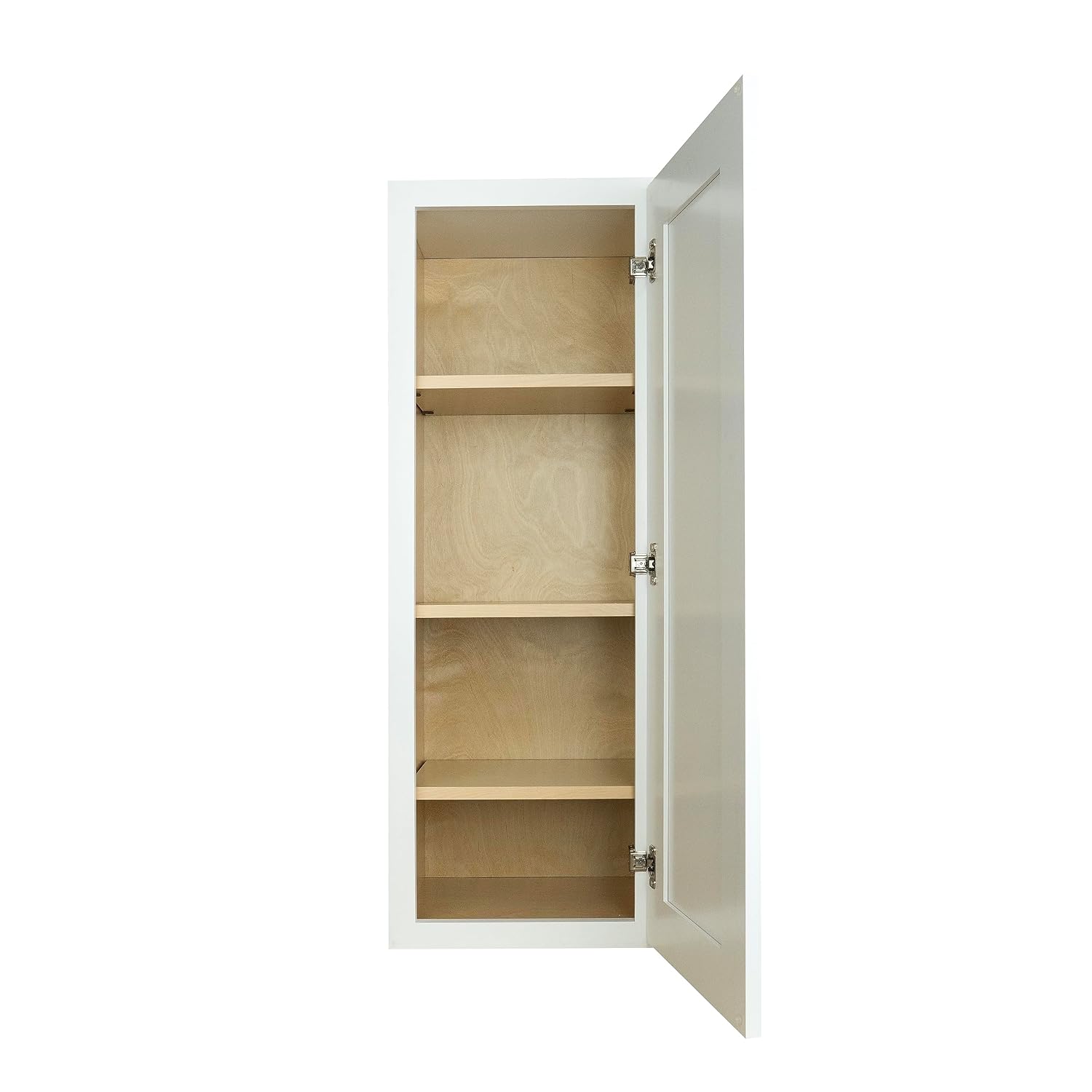 Hollywood Fabiani Design Wall Kitchen Cabinet 15 in. W x 12 in. D x 42 in. H in Shaker White Ready to Assemble