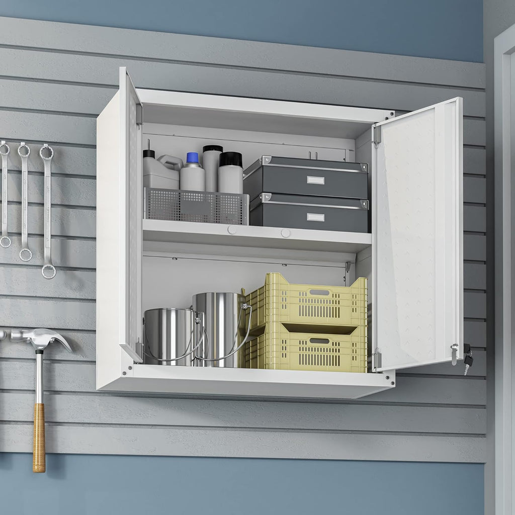 Manhattan Comfort Fortress Storage Units, White