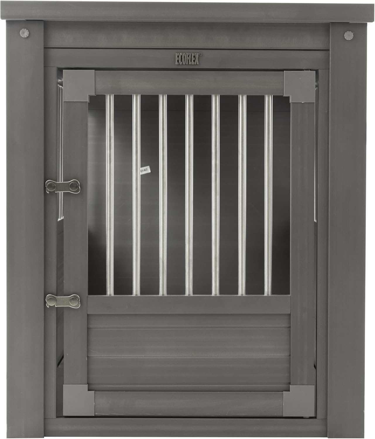 New Age Pet ecoFLEX Pet Crate/End Table, Large, Grey