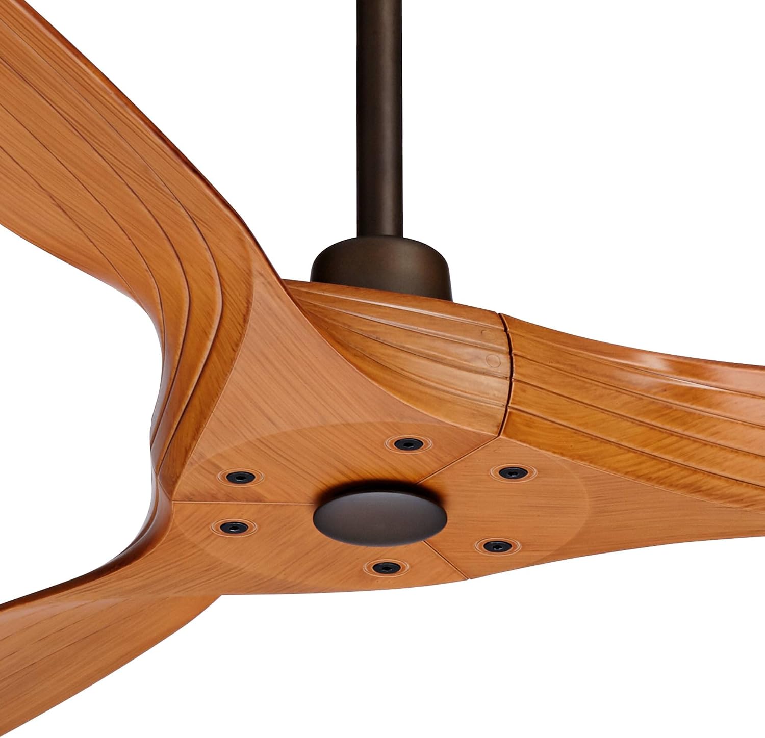 Casa Vieja 60' Aireon Modern Large 3 Blade Indoor Outdoor Ceiling Fan with Remote Control Rubbed Bronze Walnut Blade Damp Rated for Patio Exterior House Porch Gazebo Garage Barn