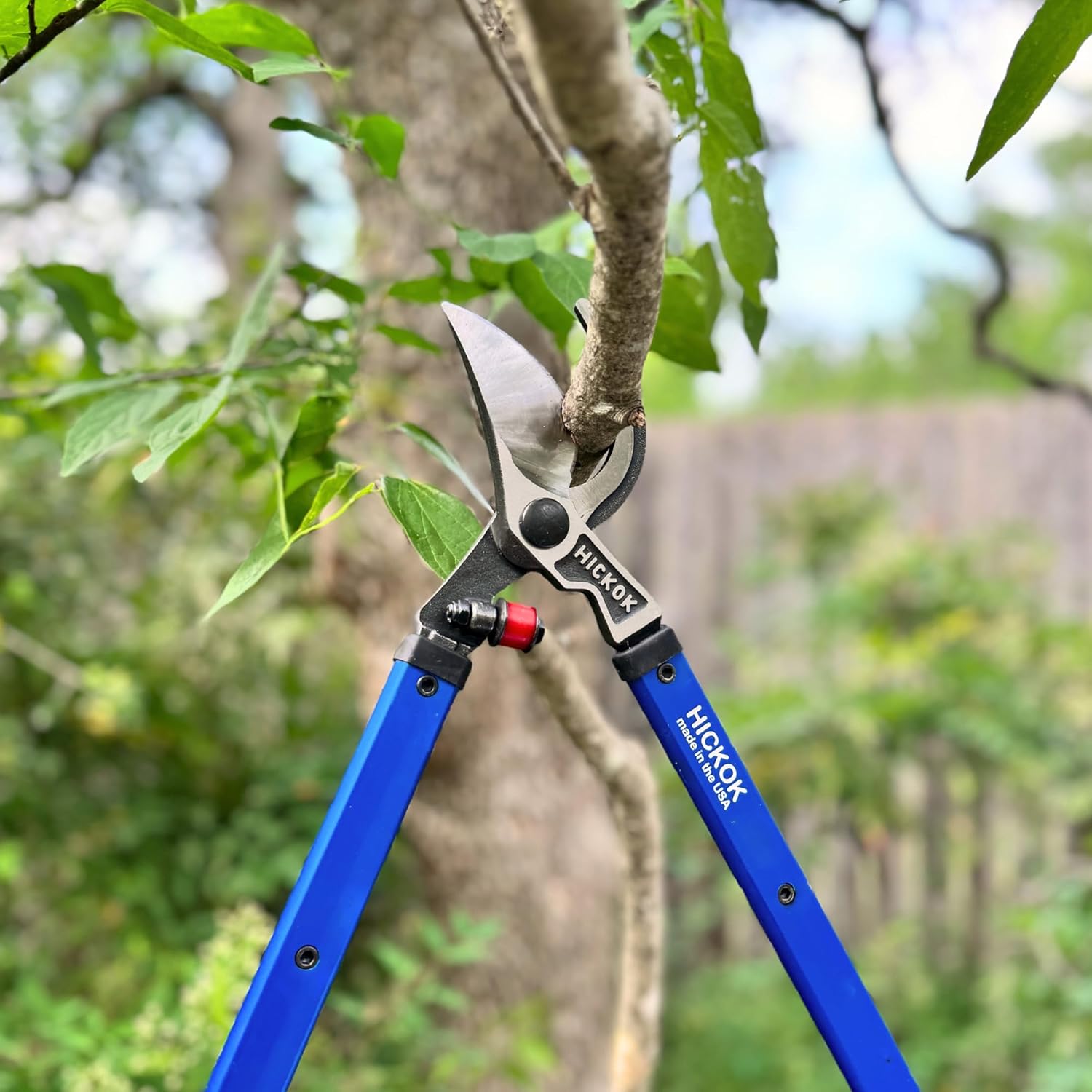 Hickok Heavy Duty Loppers for Tree Trimming – 36' Branch Cutter & Pruning Shears with Long Handle | Lightweight Aluminum Tree Trimmer | Professional-Grade Pruner Made in USA
