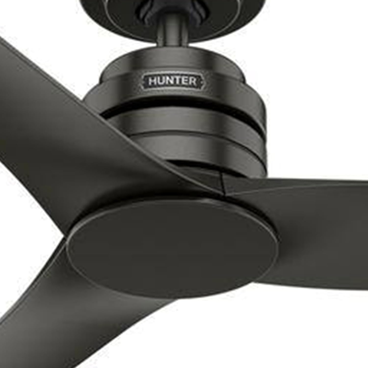 Hunter Fan Outdoor or Indoor Ceiling Fan, 52 in Noble Bronze Ceiling Fan with Remote and No Light for Patios, Living Room, Bedroom, Porch, Garage (Renewed)