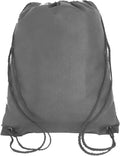 TBF Bulk Drawstring Backpack Bags Sack Pack Cinch Bag Tote Sport Storage for Gym Traveling