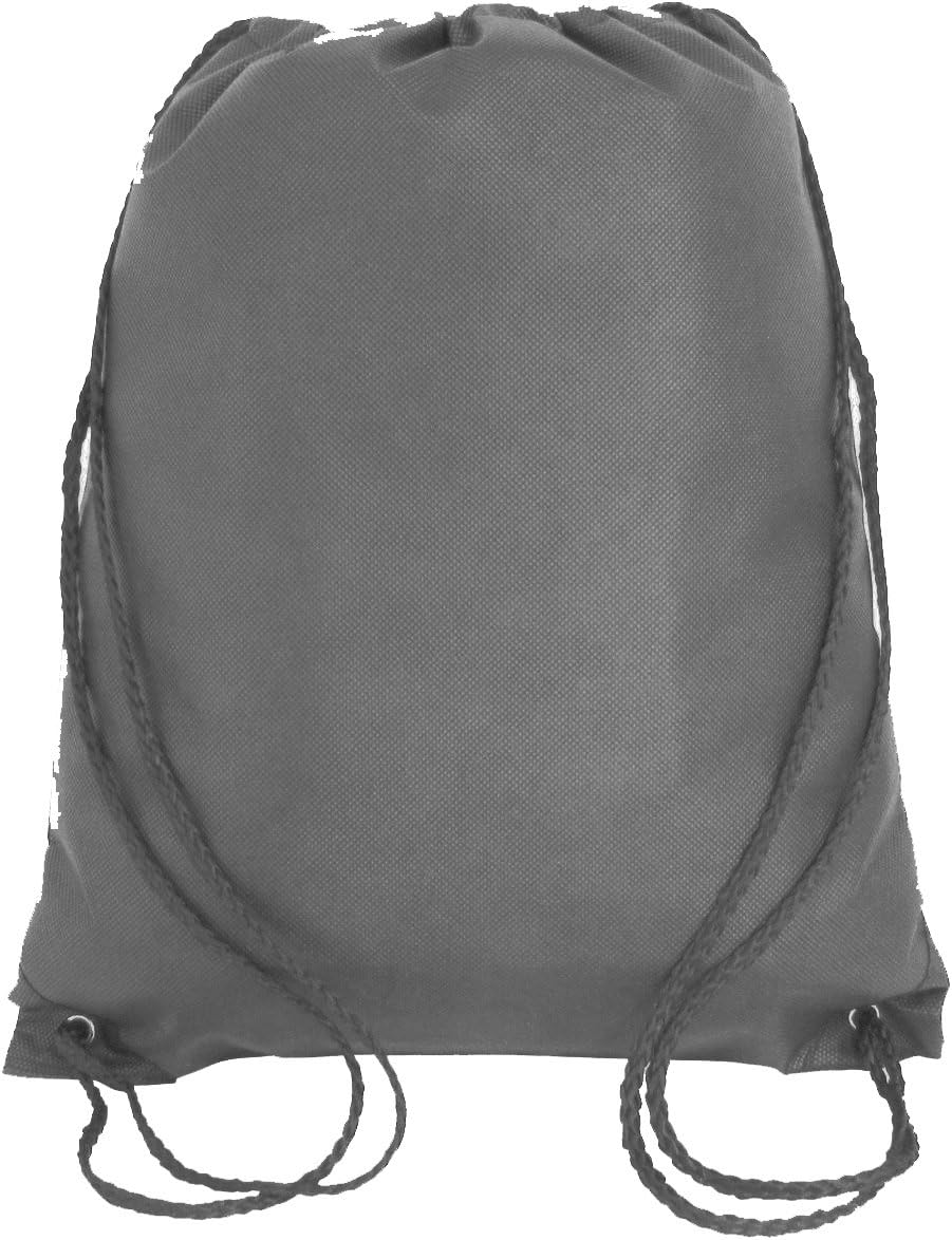 TBF Bulk Drawstring Backpack Bags Sack Pack Cinch Bag Tote Sport Storage for Gym Traveling