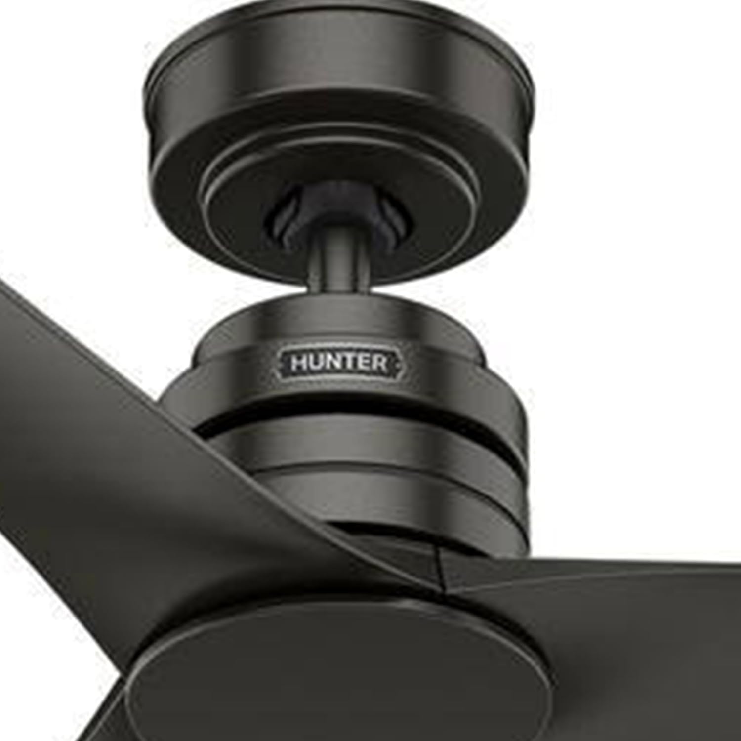 Hunter Fan Outdoor or Indoor Ceiling Fan, 52 in Noble Bronze Ceiling Fan with Remote and No Light for Patios, Living Room, Bedroom, Porch, Garage (Renewed)