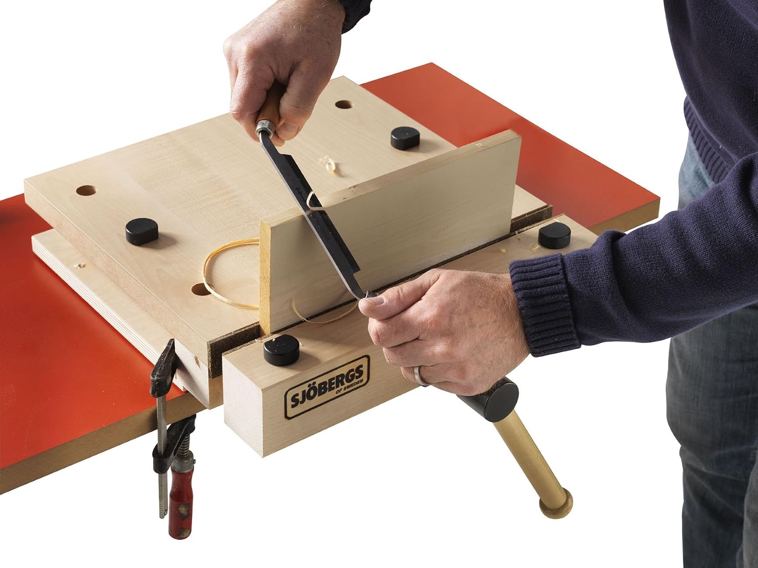 Sjobergs SJO-33274 Woodworking Portable Smart Vise with Superior Clamping Power Wherever You Need It
