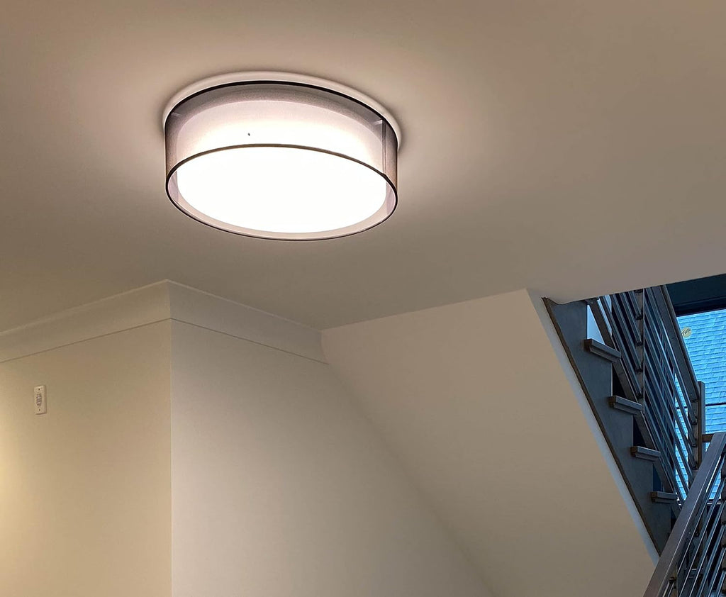 Maxim Lighting Prime 3-Light Flush Mount | GC Finish | Hallway Flush Mount Ceiling Light | 10220GC