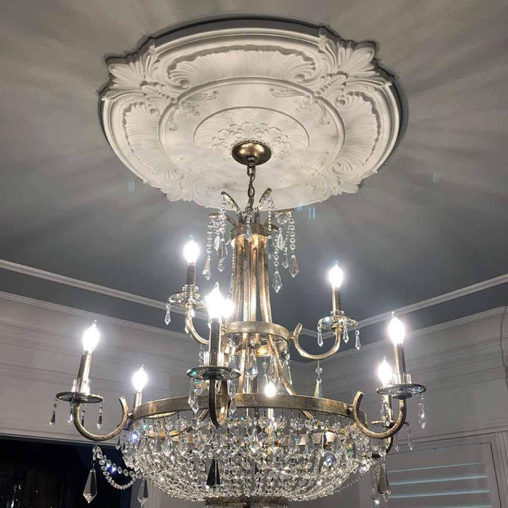 Ekena Millwork Classic Ceiling Medallion, Iridescent Gold