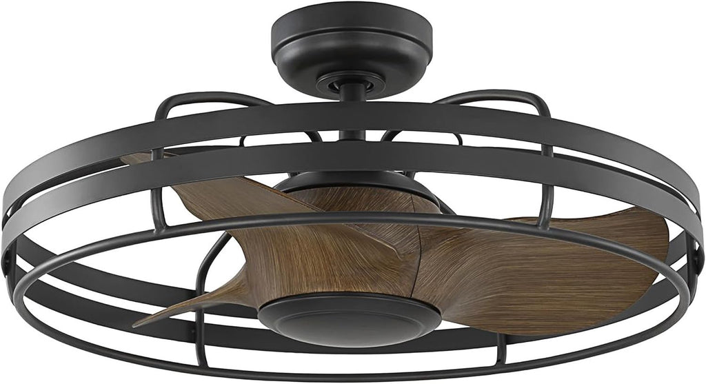 Progress Lighting P250096-143 Bastrop 26' Damp Rated Ceiling Fan, Graphite