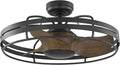 Progress Lighting P250096-143 Bastrop 26' Damp Rated Ceiling Fan, Graphite