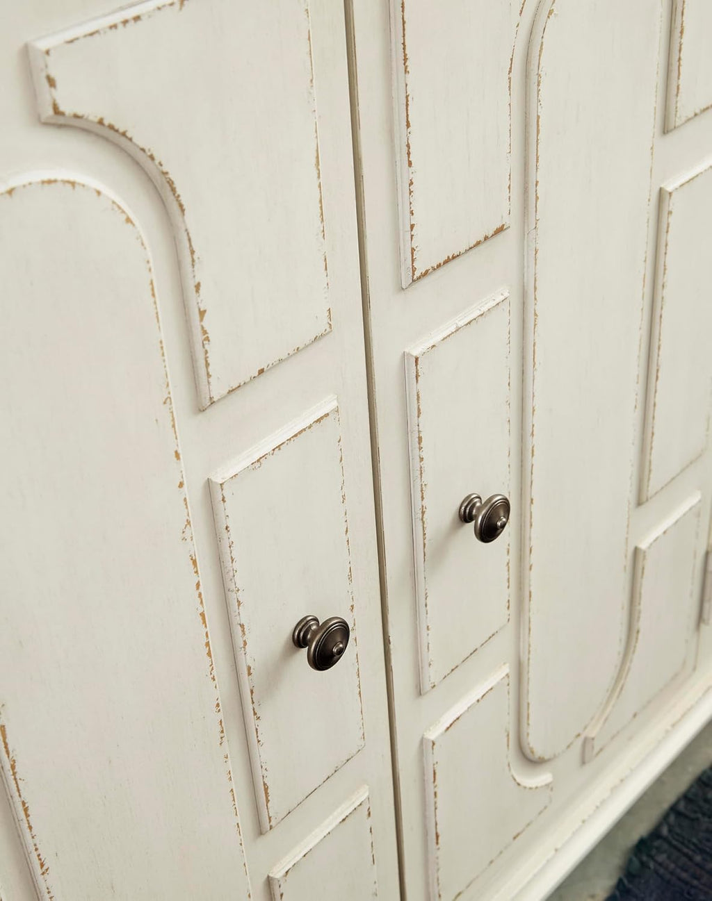 Signature Design by Ashley Roranville French Country Accent Cabinet or Server, White