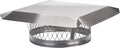 HY-C LC12 Round Stainless Steel Clamp on Single Flue Liner Chimney Cap, 12'