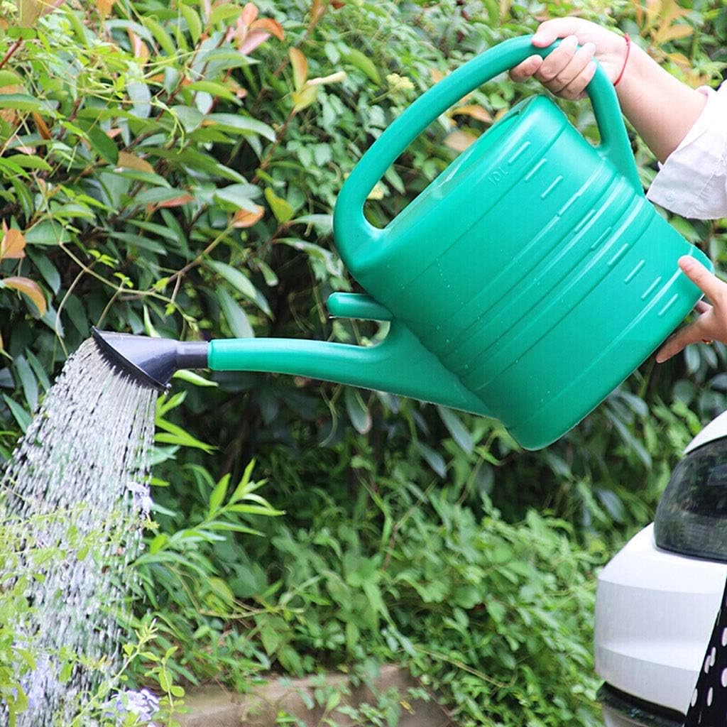 Outdoor Watering Can Watering Can Plastic Long Mouth Watering Kettle Home Large Balcony Planting Flowers Potted Watering Gardening Tools PouringEasy Filling (Size : 10L)