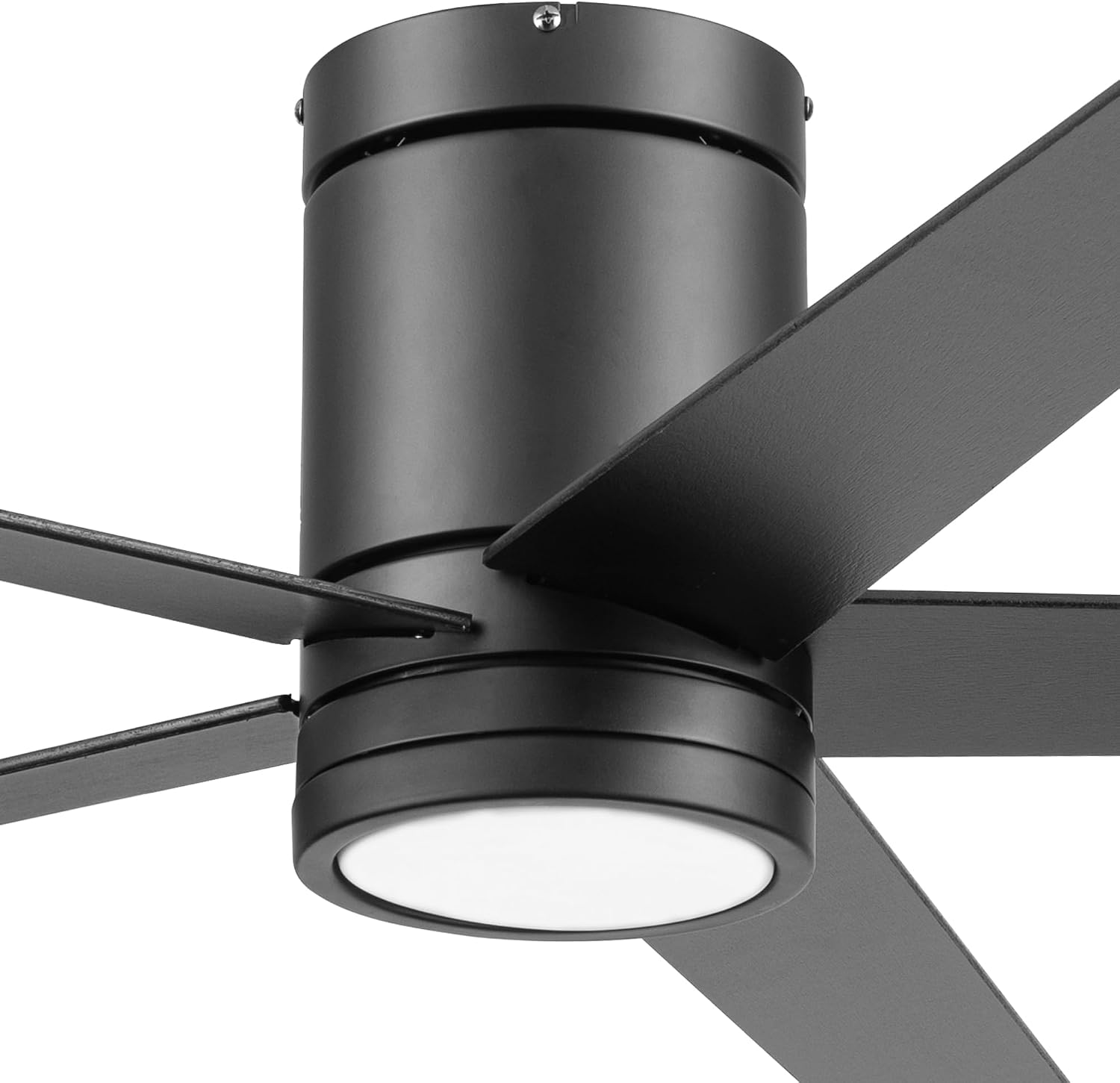 Honeywell Graceshire 52 Inch Ceiling Fan with Color Changing LED Light and Remote Control, 5 Blades, Reversible Airflow, Matte Black