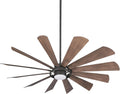 Minka-Aire F870L-ORB 65' Windmolen Outdoor Smart Ceiling Fan with LED Light and Remote Control, Oil Rubbed Bronze
