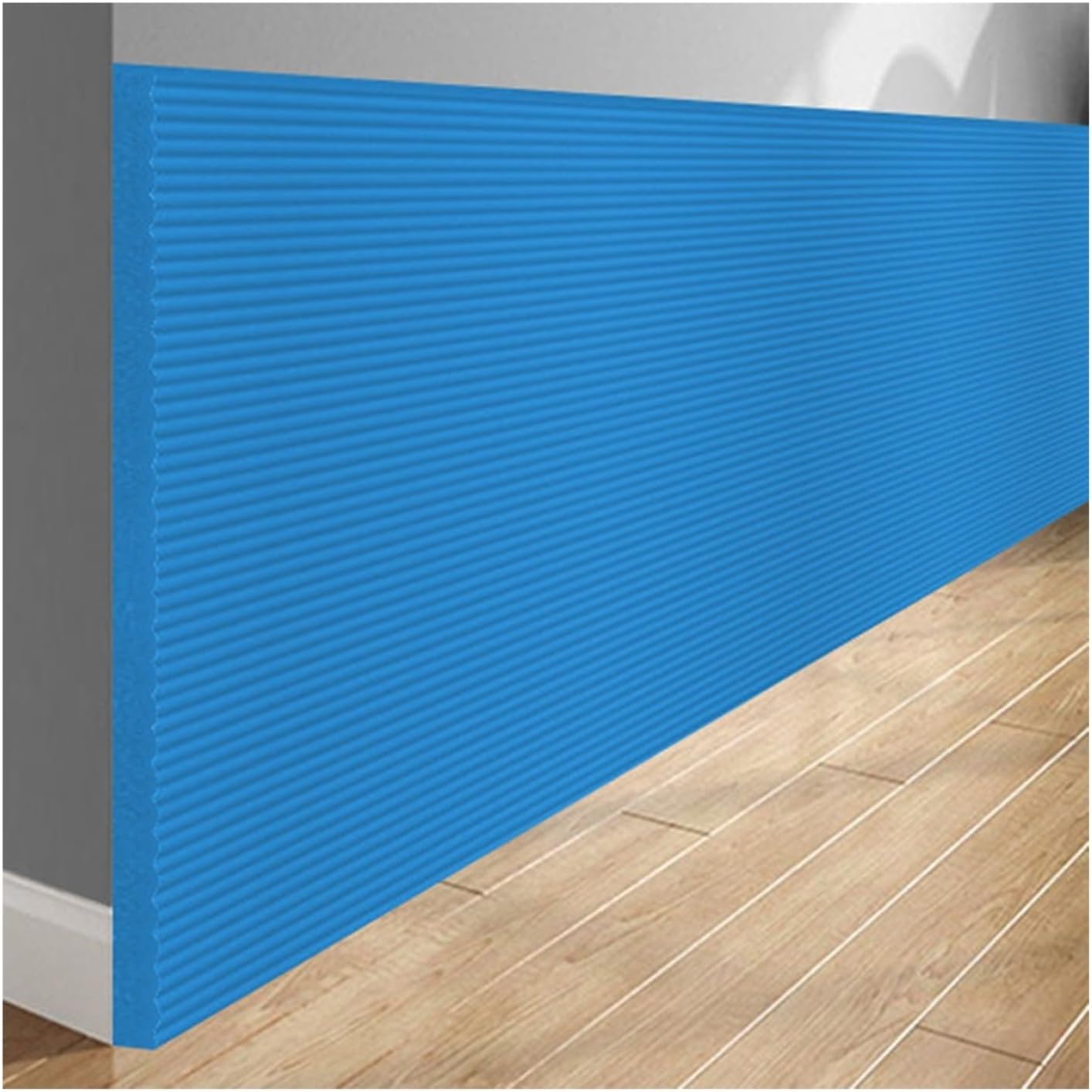 Foam Edge Protectors for Safety, Garage Wall Guards, Bumper Strip for Bedrooms, Playrooms, Headboards, Tables, Chairs, Cabinets - Corner Guard Padding (Blue, 110cm)