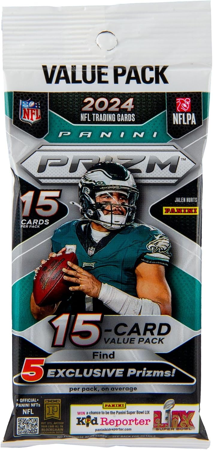 2024 Panini PRIZM Football Trading Cards NFL Fat Pack Box