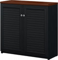 Bush Furniture Accent Cabinet with Doors and Shelves | Fairview Collection Modern Sideboard Buffet for Home Office | 32Wx13Lx31H