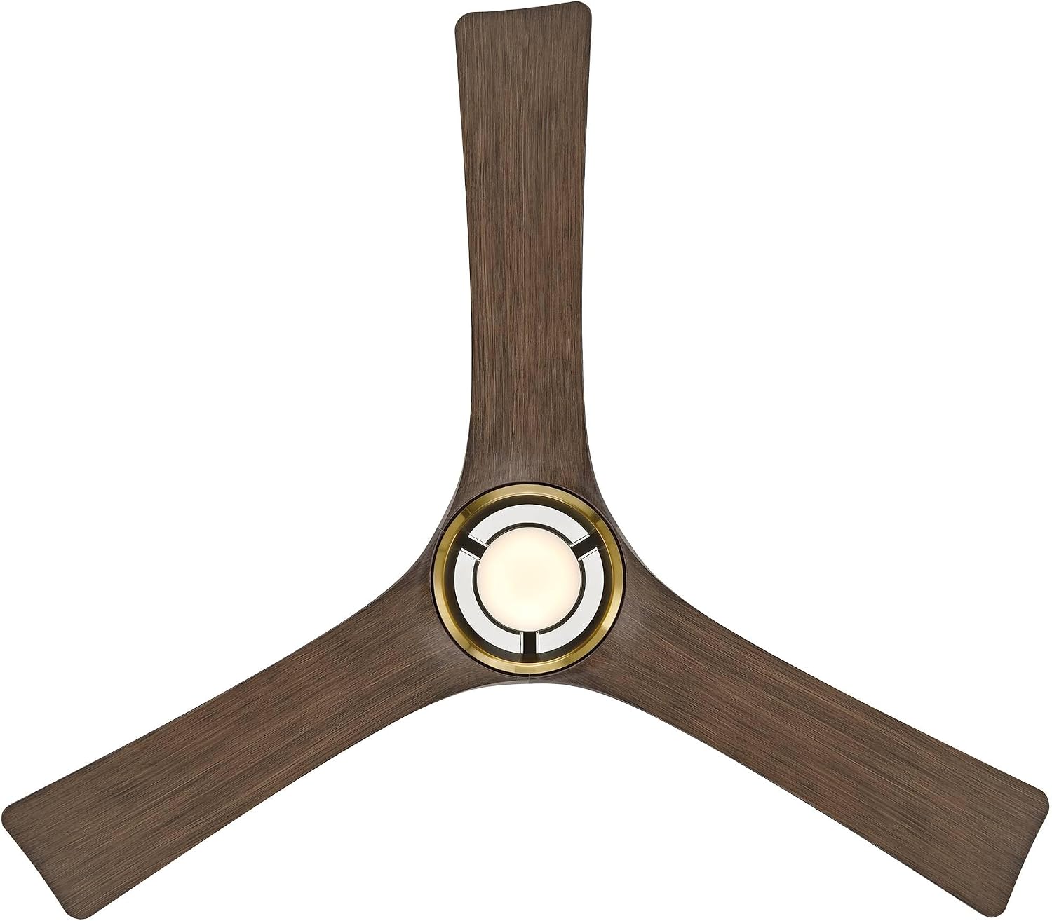 Casa Vieja 56' Ethos Modern Industrial Indoor Outdoor Ceiling Fan 3 Blade LED Light Remote Control Matte Black Brown Dark Walnut Finish Blades Bedroom Patio Living Room Damp Rated Decorative