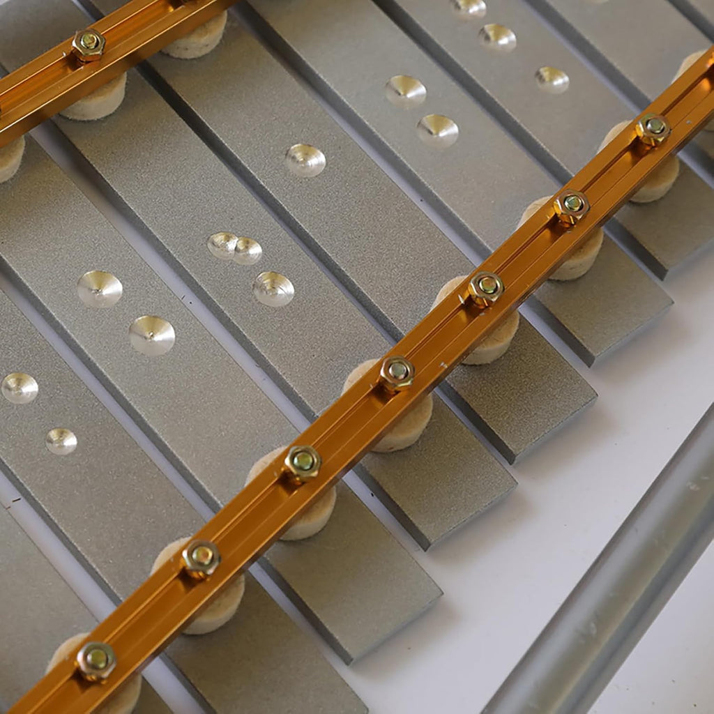 Glockenspiel Instrument, 25/27/29 Tone Aluminum Alloy Percussion Bell Kit with Mallets and Accessories, Beginner Student Percussion Kit for Learning and Practice 25 Sounds