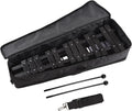 Foldable Glockenspiel Xylophone, 30 Note Glockenspiel, Xylophone 5mm Thickness Aluminum Bars Percussion Musical Instrument with Carrying Bag 2 Mallets Gift for Beginners Students