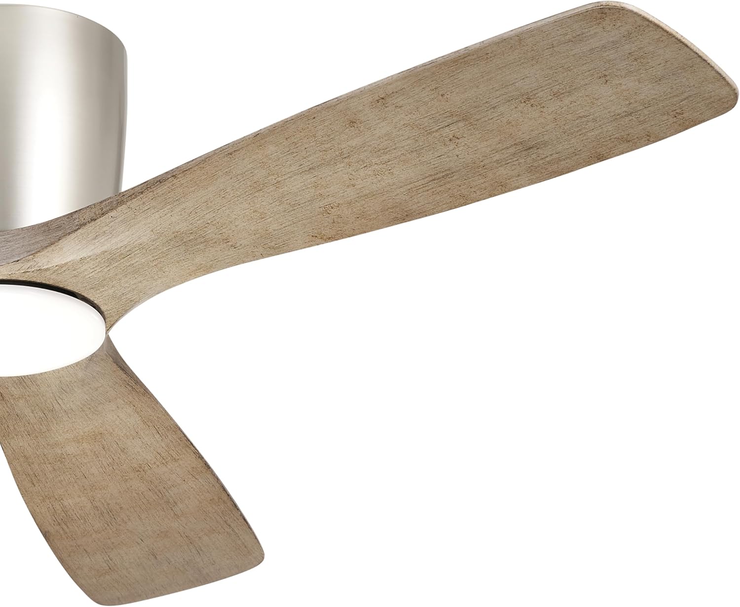 Kichler Volos 54 in Modern Ceiling Fan with LED Light, Brushed Nickel Indoor Fan with Wall Control and Frosted White Lens for Bedroom and Living Room, 300154NI