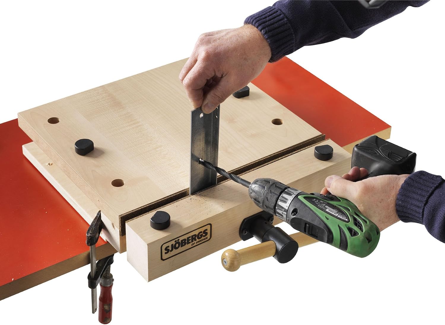 Sjobergs SJO-33274 Woodworking Portable Smart Vise with Superior Clamping Power Wherever You Need It
