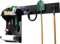Wall Control Pegboard Garden Supplies Storage and Organization Garden Tool Organizer Kit with Black Pegboard and Black Accessories