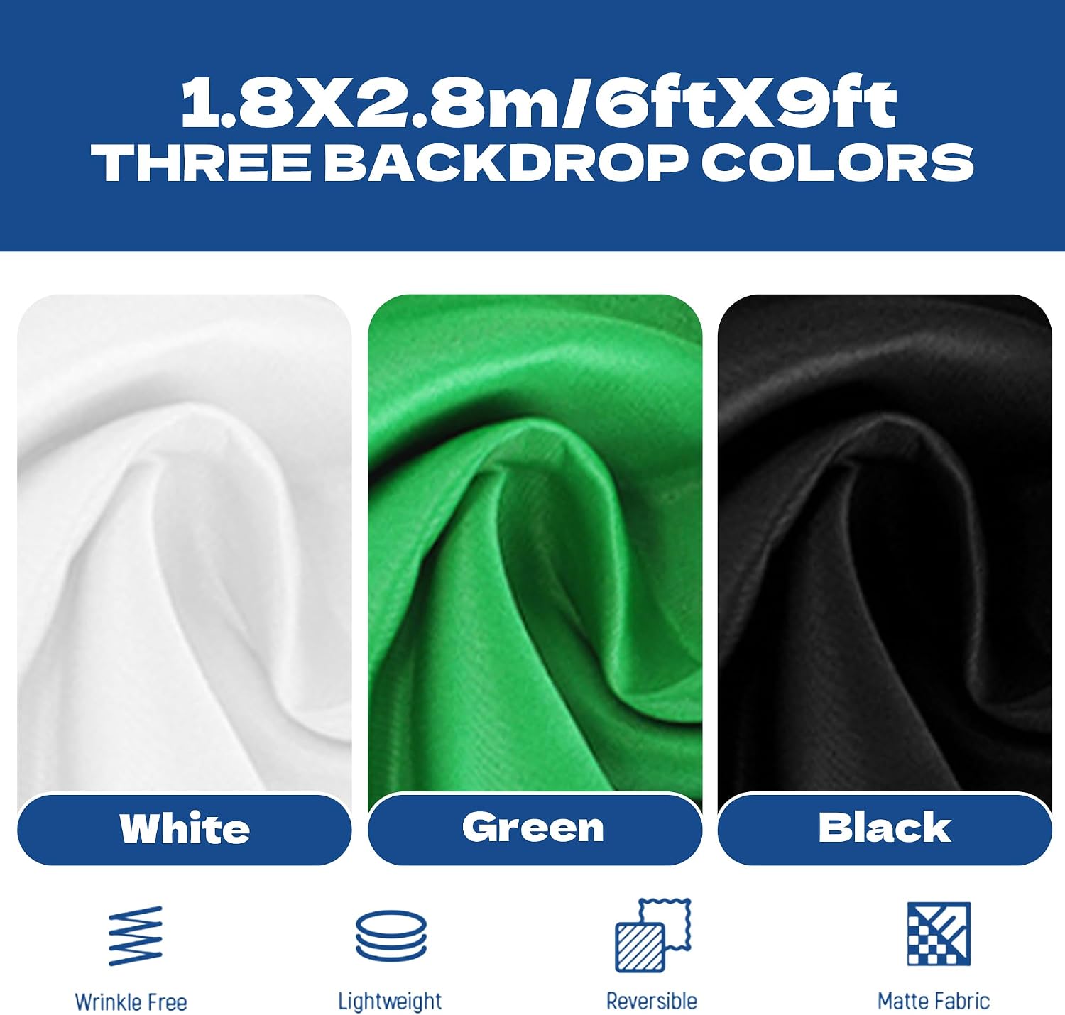 Photography Softboxes Kit with 6.6x10ft Backdrop Stands, 5 Tripod Stands, 3 Color Background Screen, Softbox with 85W Led Bulb, Photo Studio Equipment for Video Shoot, Product & Portrait