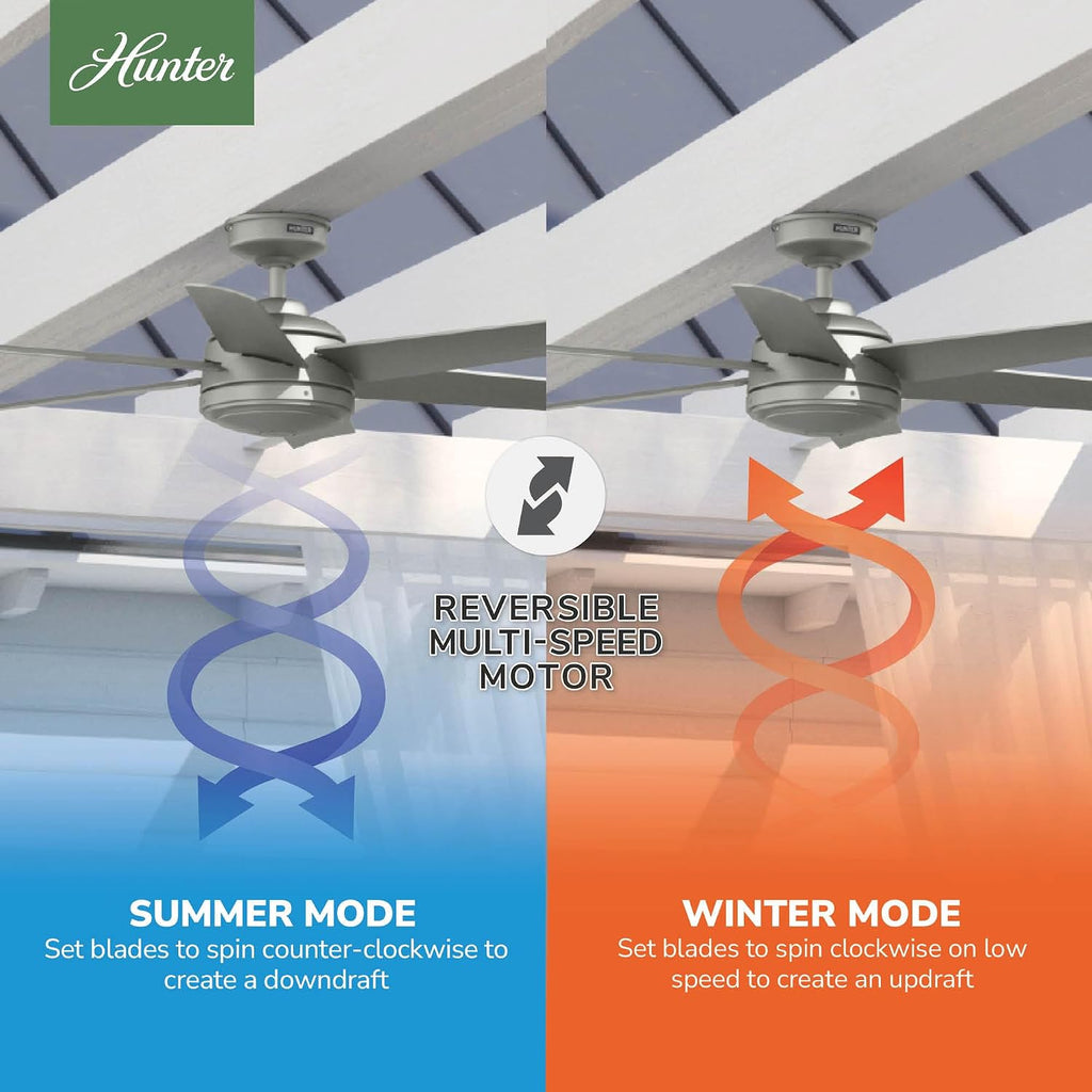 Hunter Jetty WeatherMax Indoor/Outdoor Ceiling Fan with Wall Control